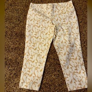 Floral Patterned crop pant 14P